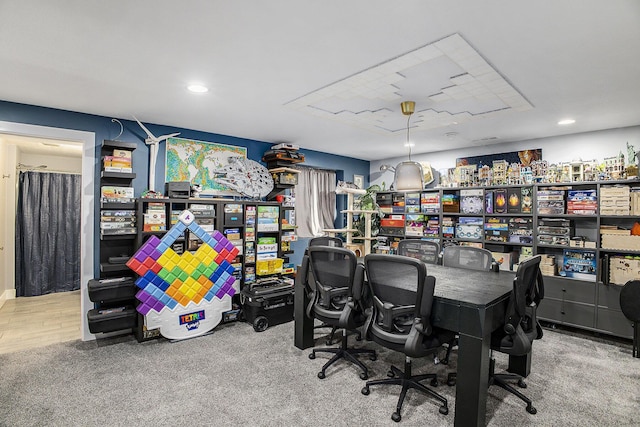 82 Dickens St, Spring Arbor, MI 49283 - carpeted office with recessed lighting