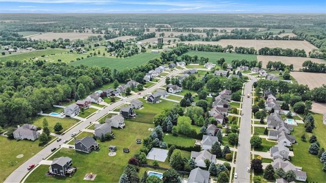 82 Dickens St, Spring Arbor, MI 49283 - overview of rural landscape with nearby suburban area