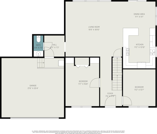 82 Dickens St, Spring Arbor, MI 49283 - floor plan / room layout