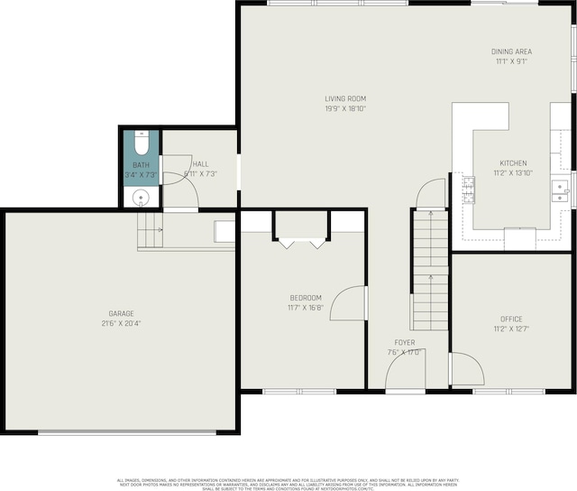 82 Dickens St, Spring Arbor, MI 49283 - view of home floor plan