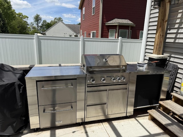 82 Dickens St, Spring Arbor, MI 49283 - view of patio / terrace featuring area for grilling