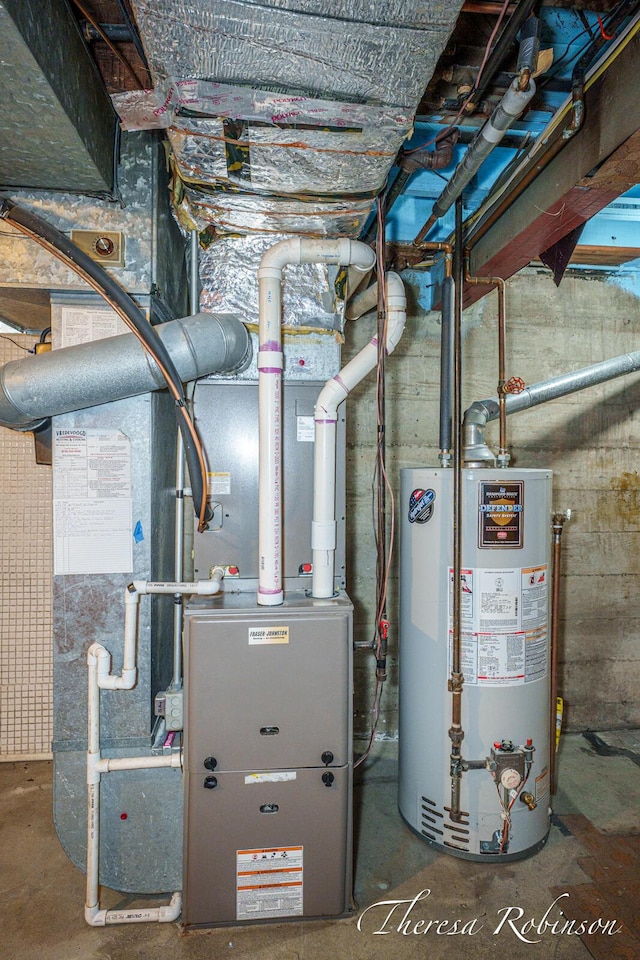 844 Dorroll St NE, Grand Rapids, MI 49505 - utility room with gas water heater