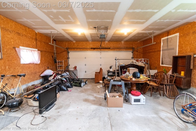 3500 Hogarth Ave, Flint, MI 48532 - garage with a garage door opener