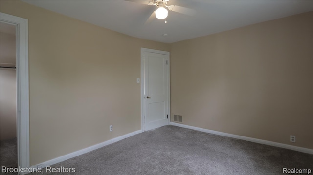22101 Francis St, Dearborn, MI 48124 - carpeted empty room featuring a ceiling fan and baseboards