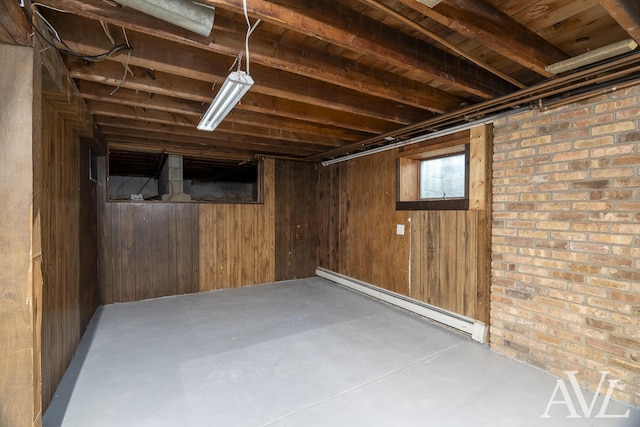 7936 Whitehall Rd, Whitehall, MI 49461 - horse barn with a baseboard heating unit