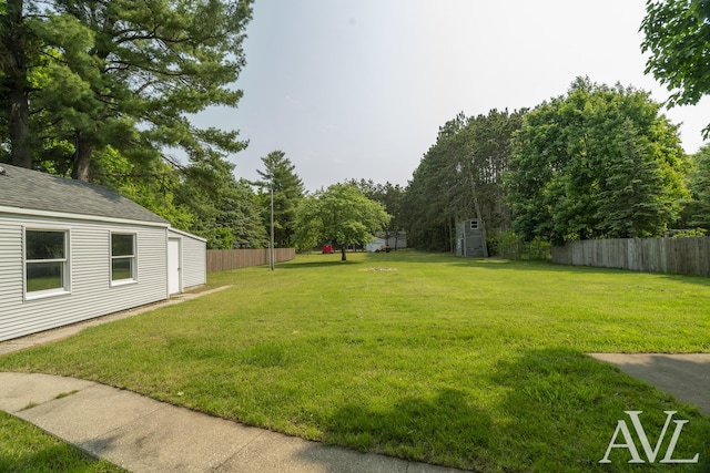 7936 Whitehall Rd, Whitehall, MI 49461 - view of yard featuring an outbuilding