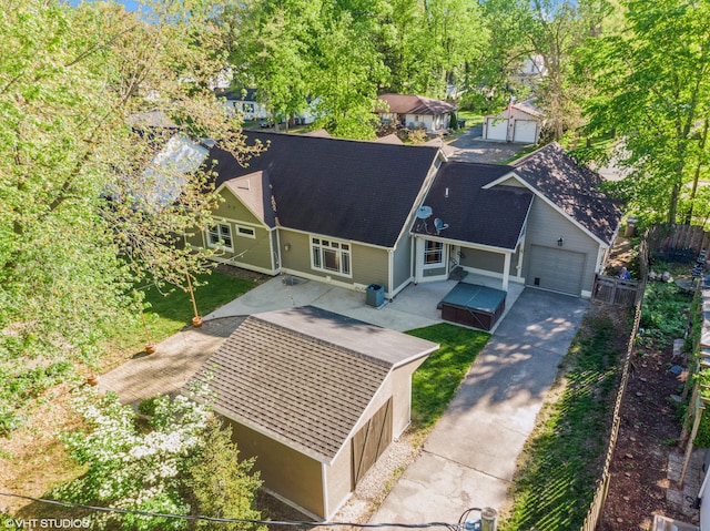 224 S Jameson St, New Buffalo, MI 49117 - view from above of property