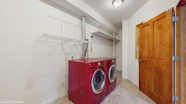 224 S Jameson St, New Buffalo, MI 49117 - washroom featuring washer and dryer