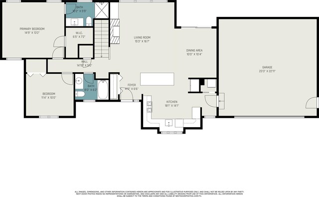 5896 Rollaway Dr NE, Comstock Park, MI 49321 - property floor plan