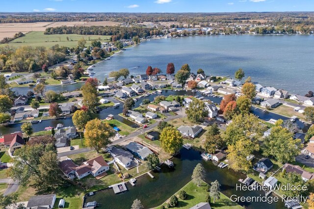 12683 Blue Lagoon Rd, Shelbyville, MI 49344 - aerial view of property's location featuring nearby suburban area and a large body of water