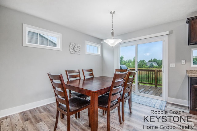 881 Cobblestone Way Dr SE, Byron Center, MI 49315 - dining room featuring light wood finished floors and baseboards