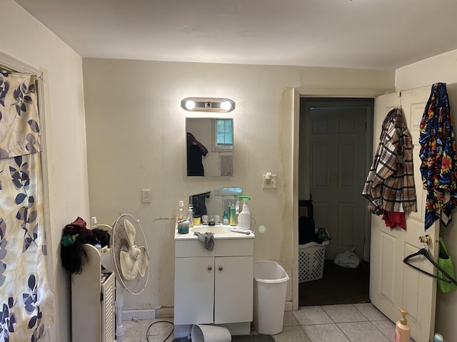 2318 Reid St, Flint, MI 48503 - bathroom featuring vanity and tile patterned flooring