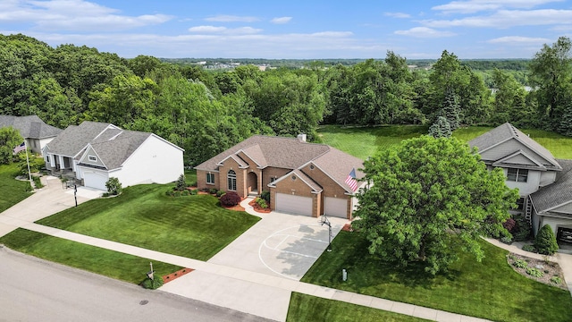 5273 S Silverstone Dr NE, Comstock Park, MI 49321 - aerial view of property and surrounding area