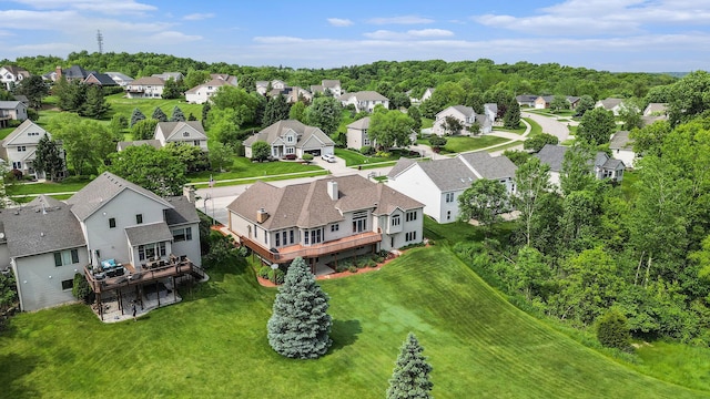 5273 S Silverstone Dr NE, Comstock Park, MI 49321 - aerial view of residential area