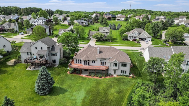 5273 S Silverstone Dr NE, Comstock Park, MI 49321 - aerial perspective of suburban area