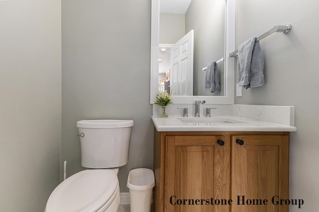 5273 S Silverstone Dr NE, Comstock Park, MI 49321 - half bathroom featuring toilet and vanity