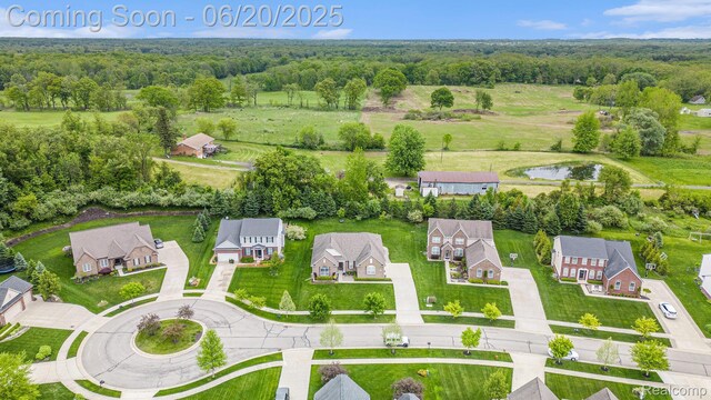 825 Mcintosh Ct, Oakland, MI 48363 - view of property location with nearby suburban area and a large body of water