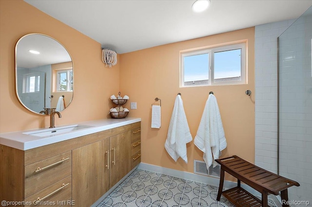 600 Wolverine Dr, Walled Lake, MI 48390 - bathroom with vanity and baseboards