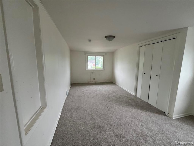 21731 Nevada Ave, Eastpointe, MI 48021 - unfurnished bedroom featuring carpet floors and a closet