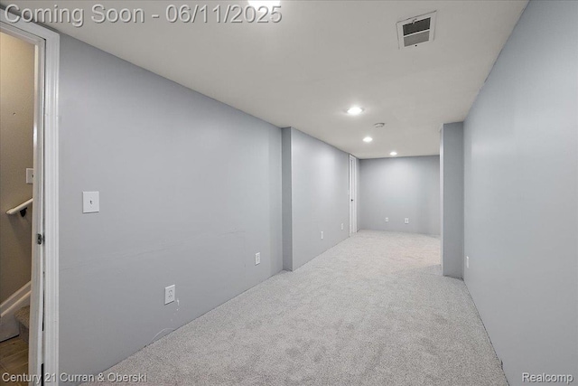 1134 Chestnut Ln, South Lyon, MI 48178 - finished below grade area featuring carpet floors and recessed lighting