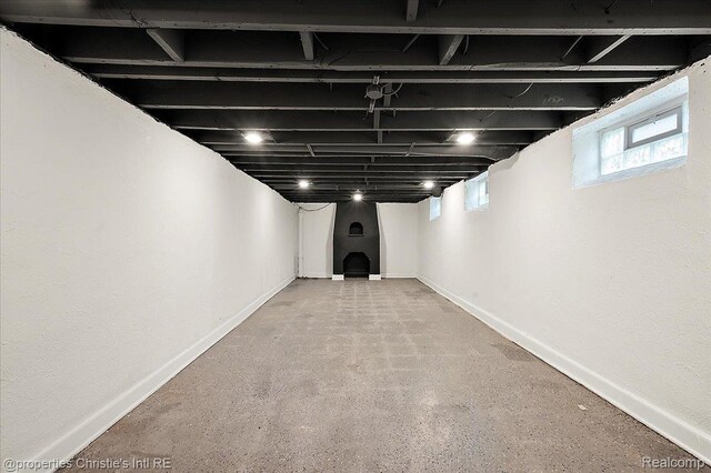 17155 Wisconsin St, Detroit, MI 48221 - basement featuring baseboards