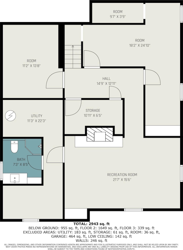 455 N 10th St, Plainwell, MI 49080 - room layout