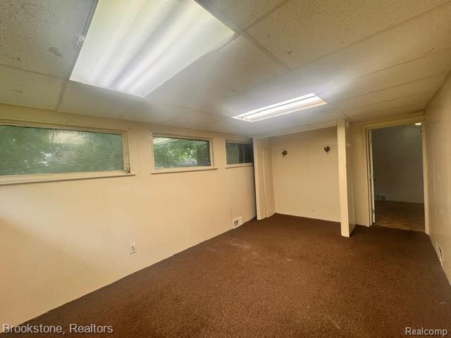 20951 Nummer St, Warren, MI 48089 - basement featuring dark carpet