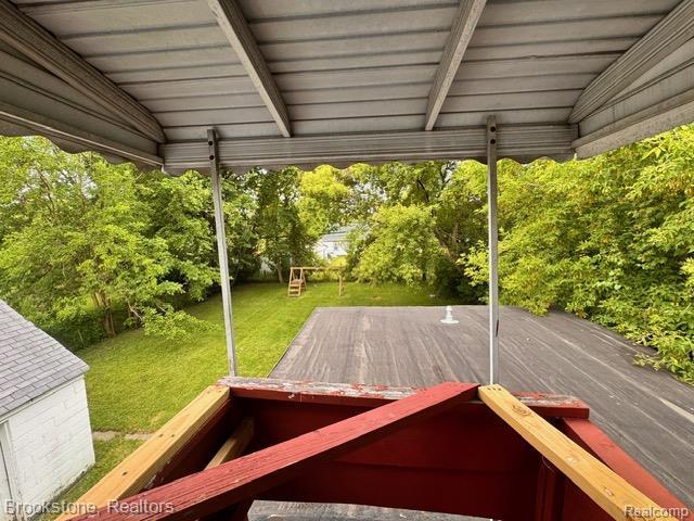 20951 Nummer St, Warren, MI 48089 - deck featuring a lawn