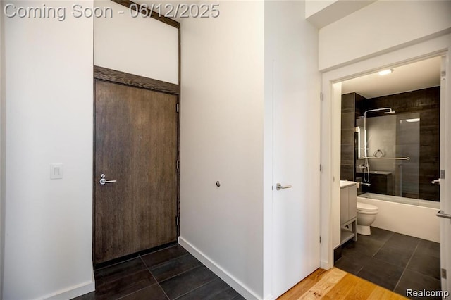 1454 Townsend St Unit 101, Detroit, MI 48214 - hallway featuring baseboards