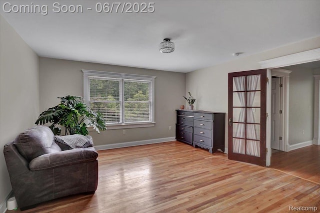 16146 Valcrest Dr, Linden, MI 48451 - living area featuring light wood-style flooring and baseboards