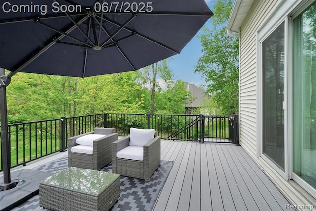 16146 Valcrest Dr, Linden, MI 48451 - view of wooden deck