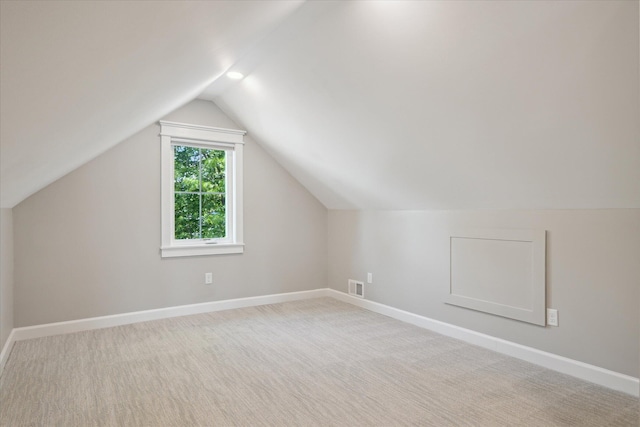 5150 Redding Dr, Pinckney, MI 48169 - bonus room featuring vaulted ceiling, baseboards, and carpet flooring