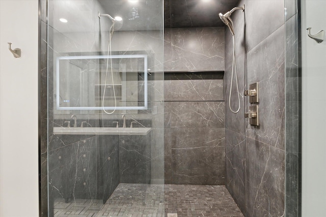 5150 Redding Dr, Pinckney, MI 48169 - full bath with a tile shower