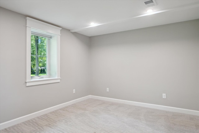 5150 Redding Dr, Pinckney, MI 48169 - unfurnished room with baseboards, recessed lighting, and carpet flooring