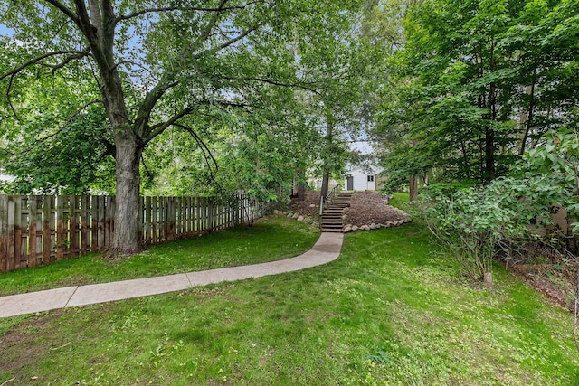1700 Bristol Ave NW, Grand Rapids, MI 49504 - view of yard with stairway