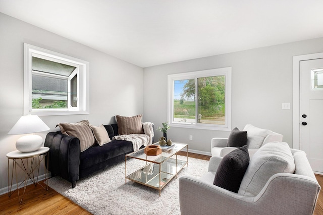 1700 Bristol Ave NW, Grand Rapids, MI 49504 - living area featuring wood finished floors and baseboards