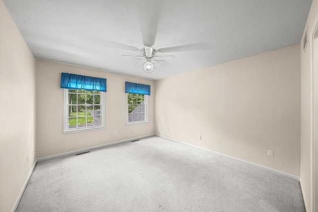33081 Old Post Rd, Niles, MI 49120 - unfurnished room featuring ceiling fan, carpet flooring, and baseboards