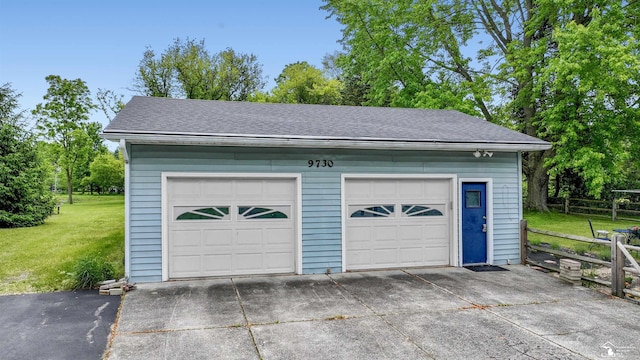 9730 Douglas Rd, Temperance, MI 48182 - view of detached garage