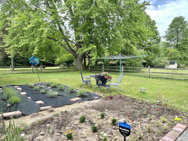 9730 Douglas Rd, Temperance, MI 48182 - view of yard featuring view of scattered trees