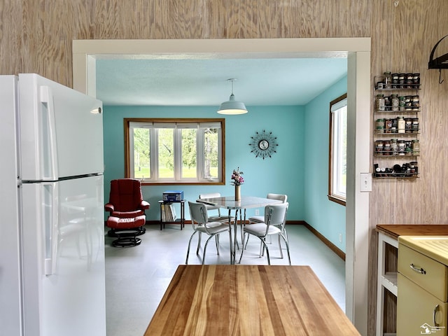 9730 Douglas Rd, Temperance, MI 48182 - dining space featuring baseboards