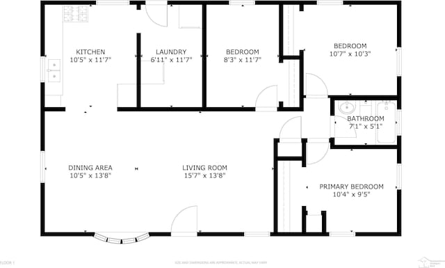 9730 Douglas Rd, Temperance, MI 48182 - floor plan / room layout