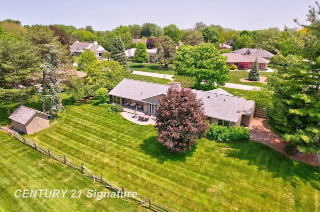 12 W Corral Dr, Saginaw, MI 48638 - aerial view of property and surrounding area