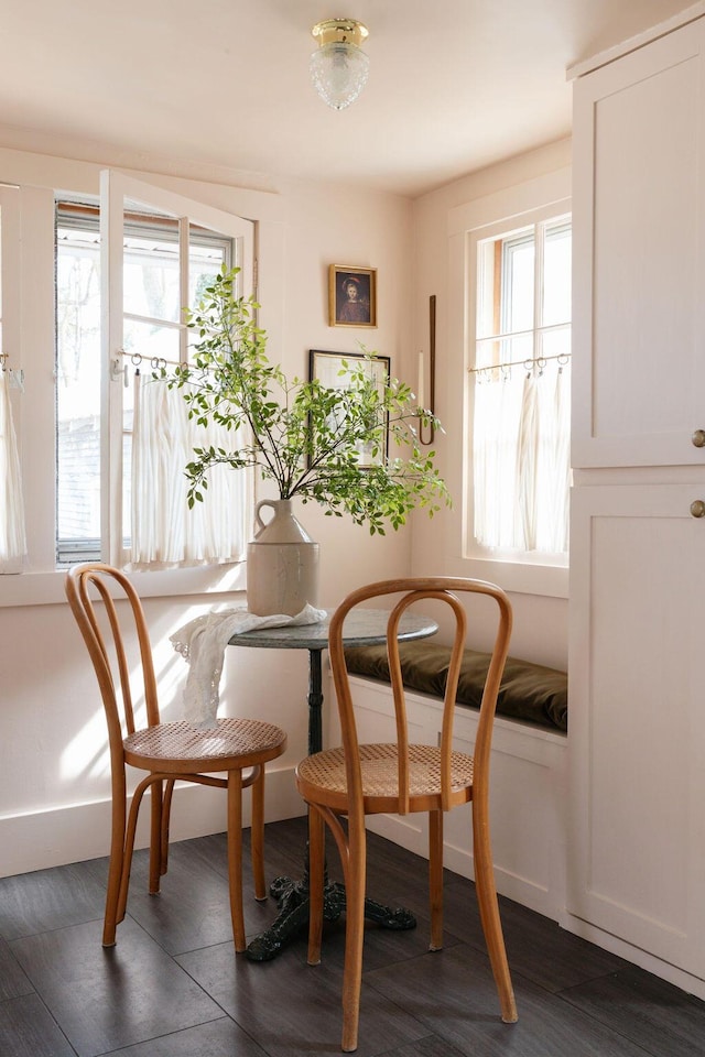 1550 Pine Ave NW, Grand Rapids, MI 49504 - dining room featuring baseboards and dark wood-style floors