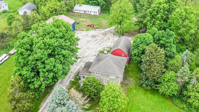 2311 E Glendora Rd, Buchanan, MI 49107 - aerial view of property and surrounding area