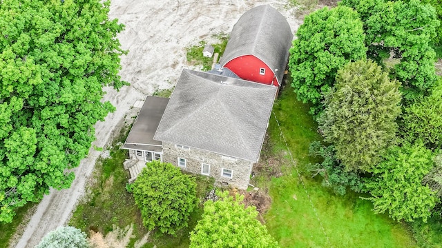 2311 E Glendora Rd, Buchanan, MI 49107 - view from above of property