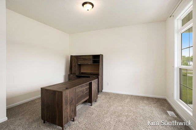 12285 Apple Cart Ln, Lowell, MI 49331 - unfurnished office with light colored carpet and baseboards