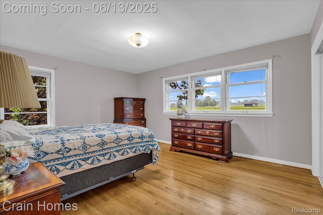 6151 Golfview Dr, Bloomfield Hills, MI 48301 - bedroom featuring light wood-style floors and baseboards