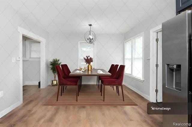 3485 Bedford St, Detroit, MI 48224 - dining area with wood finished floors
