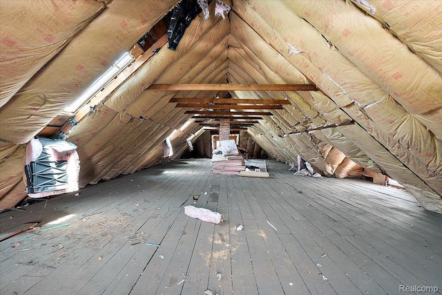 2160 Concord St, Detroit, MI 48207 - view of unfinished attic