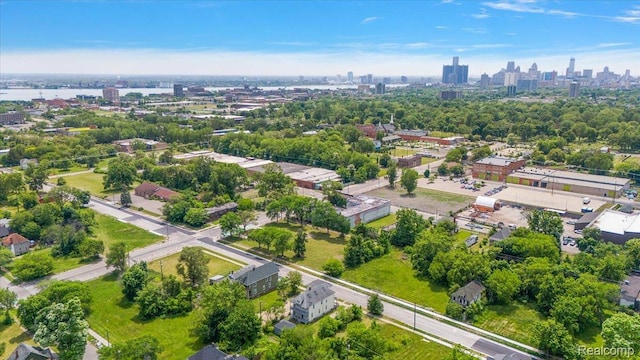 2160 Concord St, Detroit, MI 48207 - drone / aerial view of city skyline